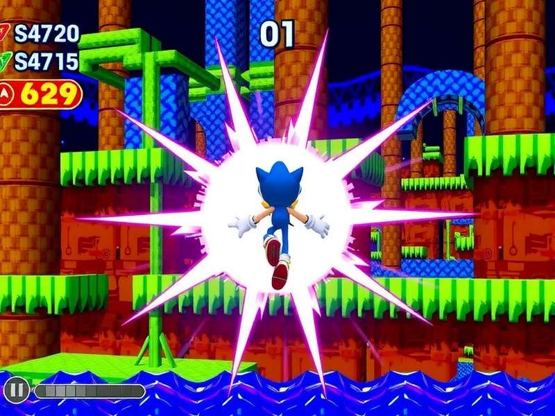 Sonic Zoom Zap Gameplay Screenshot